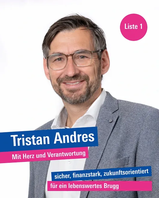 Wahlplakat von Tristan Andres
